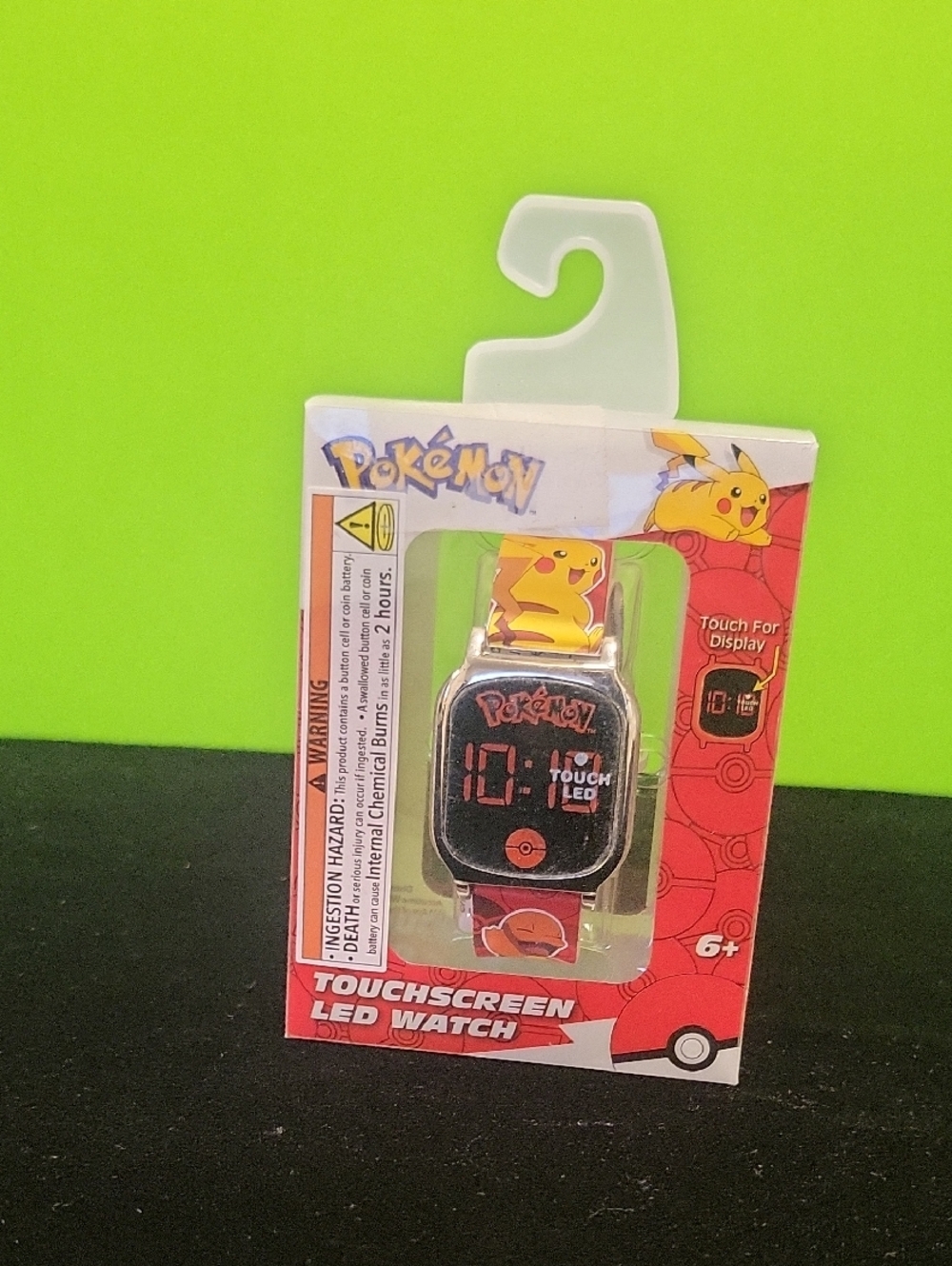 Pokémon Touchscreen LED Watch - Yellow & Red